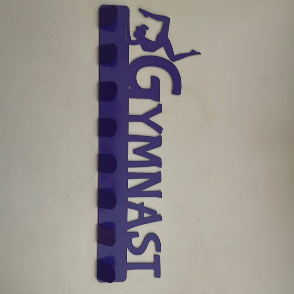 Gymnastics Medal Holder - Medal Hanger Display - with 8 Hooks